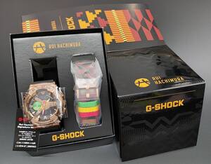 カシオ CASIO G-SHOCK 八村塁 シグネチャーモデル メンズ メタルカバード ブラック＆ゴールド ラスタカラー GM-110RH-1AJR