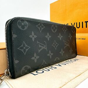 3281【ほぼ極美品】LOUIS VUITTON ルイヴィトン モノグラム エクリプス ジッピーウォレット ヴェルティカル 長財布 M62295/GI4108