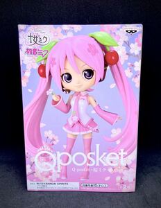 【新品未開封】Q posket - 桜ミク - A ノーマル カラー フィギュア 初音ミク キューポス qposket バンプレスト