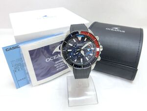 1000円スタート 腕時計 CASIO カシオ OCEANUS オシアナス カシャロ 5624 OCW-P2000C-2AJF タフソーラー ダイバーズ 200M 付属品有 IKS K203