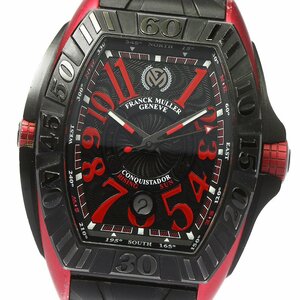 フランクミュラー FRANCK MULLER 8900SCGPJRS コンキスタドール グランプリ ライジングサン デイト 自動巻き メンズ 箱・保証書付き_779067