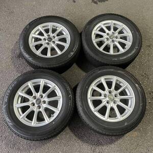 【5061】195/65R15 4本セット冬タイヤBRIDGESTONE BLIZZAK VRX3バリ山【2021年】アルミンホイール 15X6J PCD100/5H