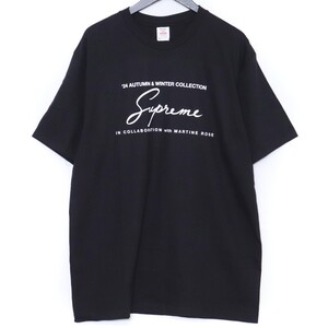 未使用 SUPREME Martine Rose Tee Lサイズ black シュプリーム マーティンローズTシャツ 半袖カットソー ブラック 24fw aw