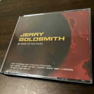 映画 サントラ CD「Jerry Goldsmith : 40 Years of Film Music」中古美品 4枚組ボックス ジェリー・ゴールドスミス