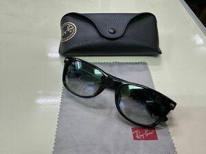 Ray-Ban レイバン NEW WAYFARER ニューウェイファーラー RB2132F グラデーション 超美品 サングラス RB2132F 901/3A 55□18 140 2N