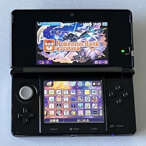 ニンテンドー3DS コスモブラック ポケモンバンク ポケムーバー 赤 緑 青 ピカチュウ 金 銀 クリスタル ctr 001