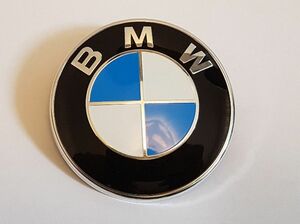 ★BMW 純正OE エンブレム 74mm リアエンブレム ホワイト/ブルー F01F25E36E38E39E46E53E70E60E61E63E65E66E81E82E83E87E89E90E91E92E93