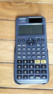 【オマケ有】CASIO スタンダード関数電卓 fx-JP500 ClassWiz 現状美品 作動確認済本体ホルダー1台 微分積分統計計算土地家屋調査士試験対応