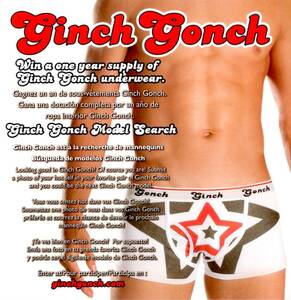 “Ginch Gonch Big Bang Star Shinny Honey Sport Brief サイズUS-XS”。