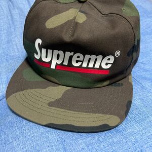 Supreme 20ss Underline 5-panel Cap カモフラ シュプリーム アンダーライン パネルキャップ 帽子 camo