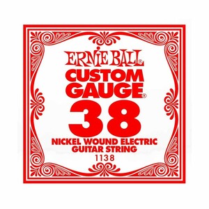 アーニーボール ERNIE BALL 1138 NICKEL WOUND 038 エレキギター用バラ弦