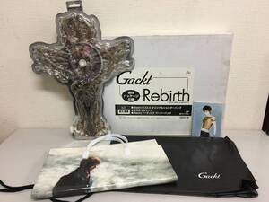 GACKT Rebirth　ガクト　リバース　特殊仕様パッケージ　CD　ショルダーバッグ　生写真3枚　ペーパーバッグ　セット　未使用　　　　B1.4