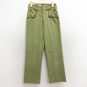 古着 ボーイスカウト パンツ キッズ ボーイズ 子供服 80s タロン 緑系 グリーン 24oct24