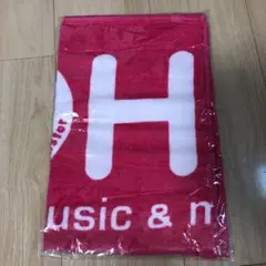 HMV ロゴタオル　ピンク