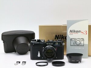 ●○Nikon S3 YEAR 2000 LIMITED EDITION BLACK レンジファインダー フィルムカメラ 2000年記念限定生産モデル ニコン○●025390060m○●