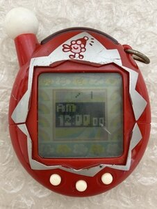 【通電確認済】超じんせーエンジョイ！たまごっち プラス クリスマスレッド BANDAI WiZ 2004 Tamagotchi レトロ 貴203三