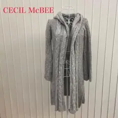 CECIL McBEE セシルマクビー レディース ロングカーディガン ニット