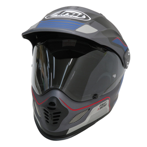 【美品】ARAI アライ 2024年製造 ヘルメット ツアークロス3 ビジョン グレー系 61.62cm [240101175120] バイクウェア メンズ