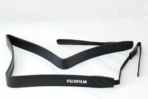 ☆新品 未使用☆FUJIFILM 富士フイルム カメラ ストラップ 黒色(ブラック)×白色(ホワイト)ショルダー ネック フジフィルム Camera Strap☆