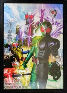 仮面ライダーW　風都探偵　アクリルポスター（額入り）