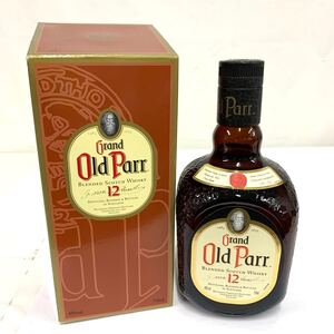 酒 未開栓 Grand Old Parr SCOTCH WHISKY 12 グランド オールドパー スコッチウイスキー 12年 40% 750ml 古酒カ4