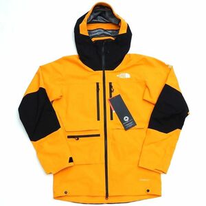 F04410 未使用品 THE NORTH FACE/FL L5 ジャケット【サイズ：USA XS】ブラック×ノックアウトオレンジ SUMMIT SERIES ノースフェイス