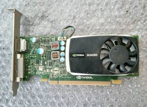 【中古パーツ】】NVIDIA Quadro 600 1G グラフィックボード/ビデオカード PCI-DE DP/DVI■K1405-1