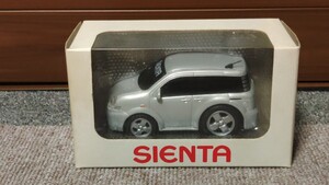 プルバック ミニカー ディーラー 特注 トヨタ シエンタ シルバー