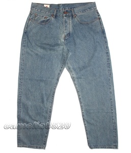 Han Kjobenhavn ハン コペンハーゲン Relaxed Jeans M-130026 デニム ジーンズ ライトブルー W34 ウエスト 96cm USED加工 未使用 展示品