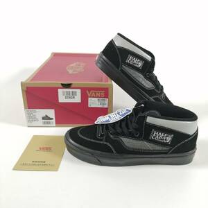 【新品未使用/US9】VANS HALF CAB 33 DX 27cm BLACK / バンズ ハーフキャブ アナハイム ファクトリー 黒 キャバレロ (#D24GR)