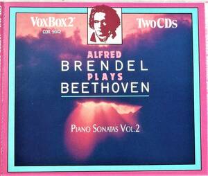 ★極稀2CD★Alfred Brendel Beethoven Piano Sonata VOX 2 ブレンデル ベートーヴェン ピアノ ソナタ