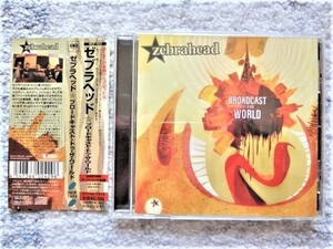 B【 ZEBRAHEAD / Broadcast to the World 】国内盤　帯付き　CDは４枚まで送料１９８円