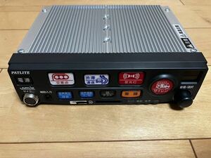 パトライト　サイレンアンプ　SAP-520FBV マイク付き　最終出品