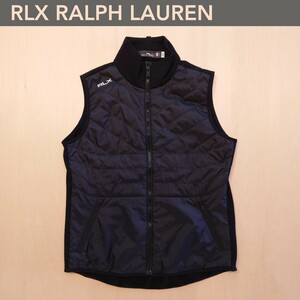 RLX RALPH LAUREN 中綿ベスト ラルフローレンエックス ブラック サイズS ゴルフ 2404 GOLF