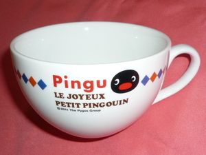 激レア！住友生命 PINGU ピングー 陶器製 スープカップ (非売品)