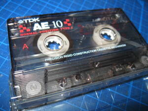 使用済み　中古　 カセットテープ　TDK　AE10　Type1　ノーマル　10分 5本 No.97　爪あり　