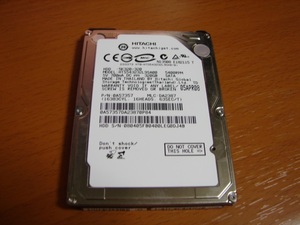 Hitachi 320GB 2.5inch SATA/150 5K320-320/HTS543232L9SA00