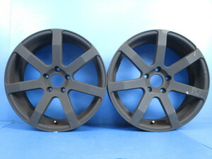 2本セット ERST GRORA GS107 19インチ マットブラック アルミ ホイール 19X8.5J +43 5H/120 BMW F30 F20 (g032789)