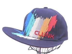 新品 CLUNK クランク ゴルフ キャップ sizeF/紺 ■■ ☆ egc6 レディース