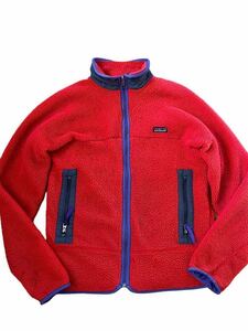 ★★★1993年 us製 patagonia パタゴニア 初期レトロX 雪無しタグ PEF ジャケット 23050 F3 サイズM フレンチレッド★★★