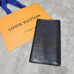 LOUIS VUITTON ルイヴィトン　エピ　黒　札入れ　長財布