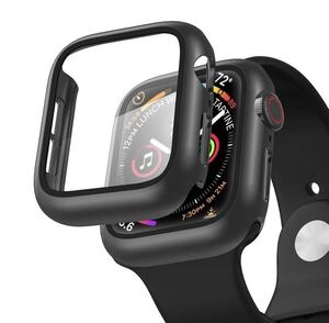 【2個セット】アップルウォッチケース Apple Watch ケース Watchカバー 44mm PC素材 強化H9ガラス 全面保護 薄型 軽量 男女兼用