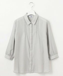 J.PRESS LADIES◆新品 【洗える】ウォッシャブルキュプラツイル ピンタック ブラウス◆