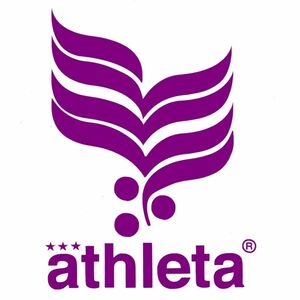 送料0【ATHLETA】アスレタ25cm　サッカー葉型ステッカー5