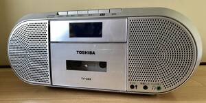 TOSHIBA 東芝 CDラジオカセットレコーダー TY-CK4 中古