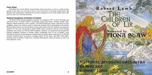 ☆リアの子供たちThe Chirdren of Lir/ロバートラムRobert Lamb指揮 アイルランド国立交響楽団フィオナ・ショ-(ナレーター)輸入盤 中古CD