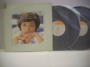 ● ダブルジャケット 2LP 山口百恵 / ベスト30曲 MOMOE YAMAGUCHI 1977年 株式会社 CBSソニー 38AH 217～8 ◇r60830