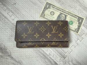 ★ LOUIS VUITTON モノグラム 二つ折り財布 レディース 