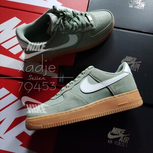 新品 正規品 NIKE ナイキ AIR FORCE1 LOW エアフォース1 07 LV8 ロー ジェイドホライズン カーキ 白 ガムソール 28cm US10 デュブレ 箱付き