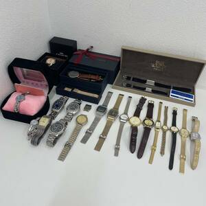 #781AZ 時計 22品 SEIKO クロノグラフ COACH ダニエルウェリントン シチズン 他 クォーツ レディース メンズ ジャンク品 まとめ売り 現状品